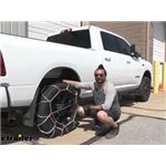 Konig Diamond Pattern Snow Tire Chains Installation - 2021 Ram 2500