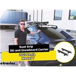 Kuat Grip Slide Out Ski and Snowboard Carrier Review - 2022 Tesla Model Y