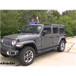 XG Cargo Jeep Magne-lok Magnetic Sun Shade Installation - 2020 Jeep Wrangler Unlimited