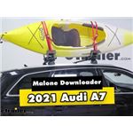 Malone DownLoader Kayak Carrier and TelosXL Load Assist with Tie-Downs Review - 2021 Audi Q7