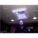 MaxxAir RV Roof Fan MaxxShade Plus Roller Shade Review and Installation