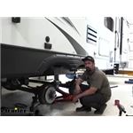 MORryde Tandem Axle Trailers AllTrek 4000 Equalizers Installation - 2018 Keystone Outback TT Toy Hau