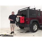 MORryde Jeep Tailgate Hinge RotoPax Mount Installation - 2013 Jeep Wrangler Unlimited