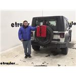 MORryde Spare Tire Mounted Jerry Can Holder Installation - 2009 Jeep Wrangler Unlimited