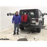 MORryde Spare Tire Mounted Jerry Can Holder Installation - 2009 Jeep Wrangler Unlimited