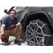 Pewag All Square Snow Tire Chains for Wide Base Tires Installation - 2018 Jeep Grand Cherokee
