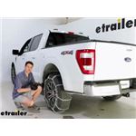 Play video Installing the pewag Wide Base Tire Chains on your 2021 Ford F-150