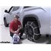 Pewag All Square Snow Tire Chains for Wide Base Tires Installation - 2022 Toyota Tundra