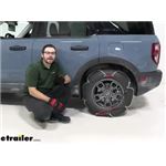 Pewag Brenta-C 4X4 Snow Tire Chains Installation - 2021 Ford Bronco Sport
