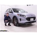 Play video Set up: pewag Brenta C Tire Chains on a 2022 Ford Escape