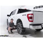 Play video 2021 Ford F-150 pewag Tire Chains w/ Cams: Complete Installation