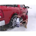 Pewag Square Tire Chains With Cam Tighteners Installation - 2022 Ram 1500 Classic