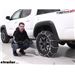 Pewag All Square Snow Tire Chains Installation - 2022 Toyota Tacoma