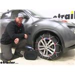 Pewag Snox Pro Snow Tire Chains Installation - 2021 Nissan Juke