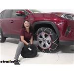Pewag Snox Pro Self-Tensioning Snow Tire Chains Installation - 2020 Toyota RAV4