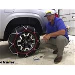 Pewag Snox Pro Self-Tensioning Snow Tire Chains Installation - 2020 Toyota Tacoma