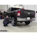 Install: pewag Wide Base Tire Chains on a 2022 Ram 2500
