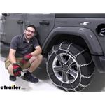 Pewag All Square Tire Chains Installation - 2020 Jeep Wrangler Unlimited