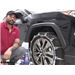 pewag All Square Snow Tire Chains Installation - 2020 Toyota RAV4