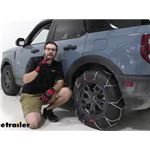 Pewag Servo RS Self-Tensioning Snow Tire Chains Installation - 2021 Ford Bronco Sport PWRSV79