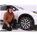 Pewag Servo RS Self-Tensioning Snow Tire Chains Installation - 2022 Subaru Outback Wagon