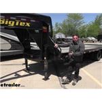 Pro Series Square Jack Replacement Sidewind Crank Assembly Installation - Big Tex Trailer