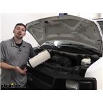 PTC Custom Fit Engine Air Filter Installation - 2015 Chevrolet Express Van