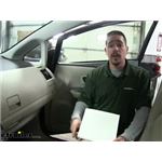 PTC Custom Fit Cabin Air Filter Installation - 2017 Toyota Prius v