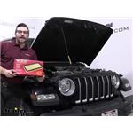 PTC Custom Fit Engine Air Filter Installation - 2020 Jeep Gladiator