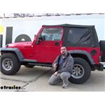 Rampage Round Nerf Bars Installation - 2006 Jeep TJ