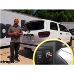 Redarc Tow-Pro Brake Controller Control Knob Mounting Panel Installation - 2019 Toyota Sequoia