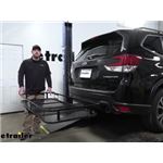 Play video Fit Check: 24x60 Reese Cargo Carrier for 2" Hitches on a 2020 Subaru Forester