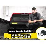 Reese Elite Series Underbed Gooseneck Hitch Pop-In Ball Kit Installation - 2020 Chevrolet Silverado