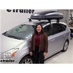 Play video Rhino-Rack MasterFit Rooftop Cargo Box Review - 2014 Toyota Prius v