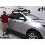 Play video Install: Rhino-Rack Roof Mounted Steel Cargo Basket on a 2020 Chevrolet Equinox