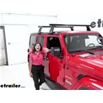 Rhino-Rack Gutter Mount Roof Rack Legs Installation - 2021 Jeep Wrangler Unlimited