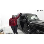 Rhino-Rack Rain Gutter Vortex Roof Rack Kit Guided Setup - 2024 Jeep Wrangler 4xe