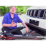 Play video DIY Install: Roadmaster Nighthawk All-Terrain Tow Bar w/ LED Lights on your 2017 Jeep Grand Cherokee