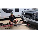 Play video How to Install: Roadmaster Nighthawk All-Terrain Tow Bar w/ LED Lights on your 2016 Jeep Wrangler