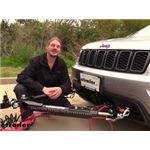 Play video Set up: Roadmaster Nighthawk All-Terrain Tow Bar w/ LED Lights on a 2020 Jeep Grand Cherokee