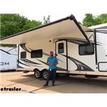 Solera Replacement Awning Fabric Installation - 2017 Forest River Work and Play TT Toy Hauler