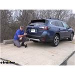 Stealth Hitches Hidden Trailer Hitch Receiver with Towing Kit Installation - 2020 Subaru Outback Wag