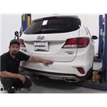 Tekonsha T-One Vehicle Wiring Harness Installation - 2019 Hyundai Santa Fe XL