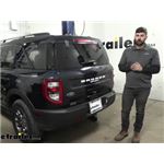 Tekonsha T-One Vehicle Wiring Harness Installation - 2021 Ford Bronco Sport