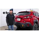 Tekonsha T-One Vehicle Wiring Harness Installation - 2024 Subaru Crosstrek