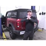 Tekonsha Voyager Trailer Brake Controller Installation - 2021 Ford Bronco