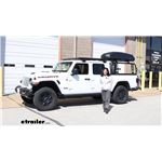 A Closer Look at the Thule Force 3 Sport Rooftop Cargo Box on a 2023 Jeep Gladiator
