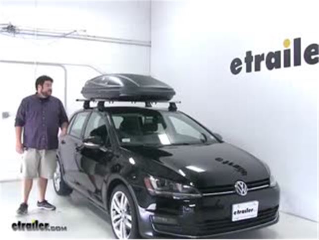 Thule Roof Box Review 2015 Volkswagen Golf Video etrailer