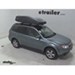 Thule Force XXL Rooftop Cargo Box Review - 2009 Subaru Forester