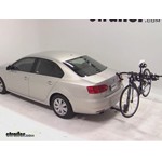 Play video Compatible? Yes! The Thule Hitching Post Pro Bike Rack for 4 Bikes Fits a 2012 Volkswagen Jetta